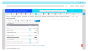 Software administrativo para automatizar el calculo de isr y deducciones